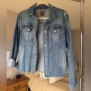 Joe's Jeans Distressed Denim Jacket, size Small